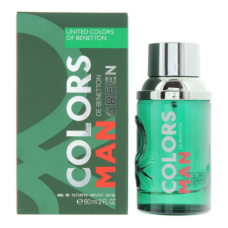 Benetton Colors De Benetton Green Eau de Toilette 60ml Men Spray