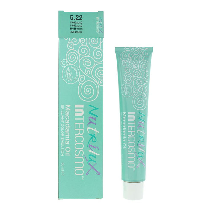 Intercosmo Nutrilux Macadamia Oil 5.22 Bluebottle Hair Colour 60ml For Women
