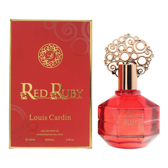 Louis Cardin Red Ruby EDP 100ml Spray For Women Brand NEW Her Brand NEW