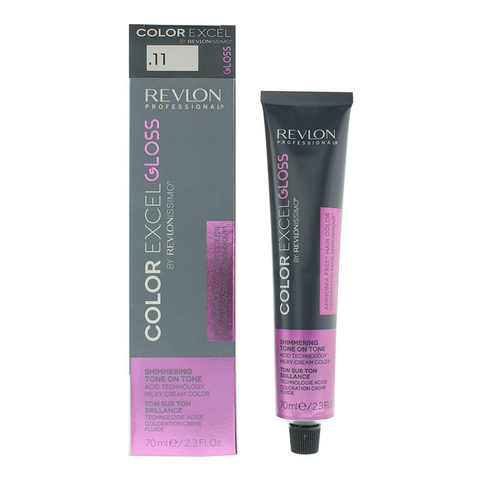 Revlon Revlonissimo Color Excel Gloss .11 Silver Ash Hair Colour 7 For Women