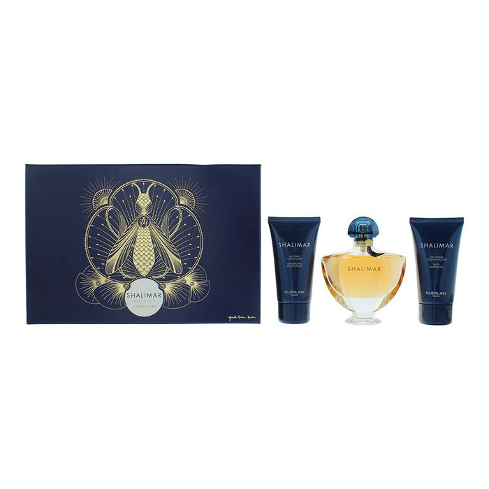 Guerlain Shalimar 3 Piece Gift Set: EDP 50ml - Body Lotion 75ml - Show For Women