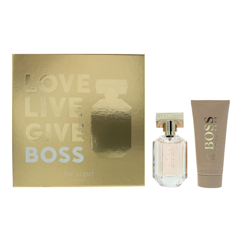 Hugo Boss The Scent For Her 2 Piece: EDP 50ml - Body Lotion 100ml For Women