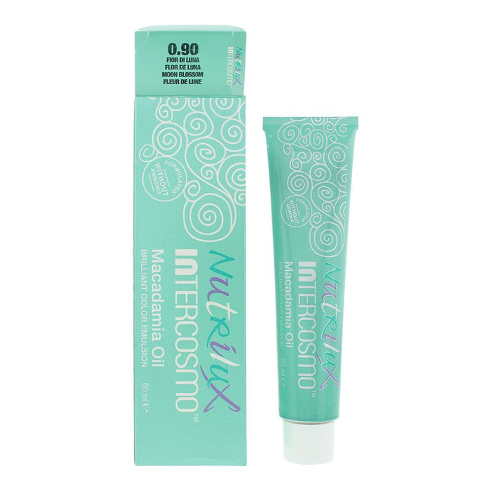Intercosmo Nutrilux Macadamia Oil 0.90 MOON BLOSSOM Hair Colour 60ml For Women