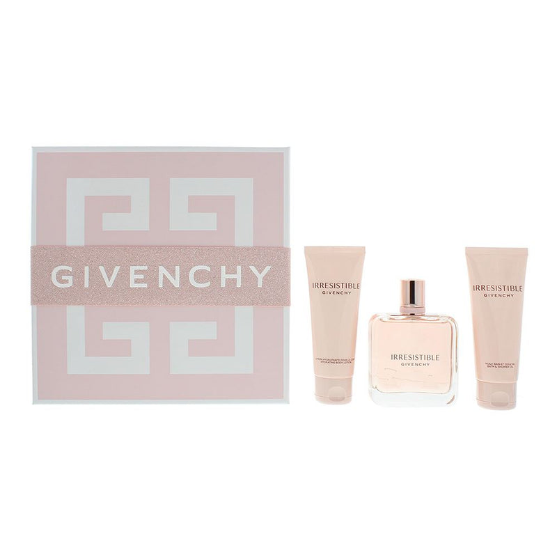 Givenchy Irresistible Gift Set: EDP 80ml - Body Lotion 75ml - Shower Oil 75ml
