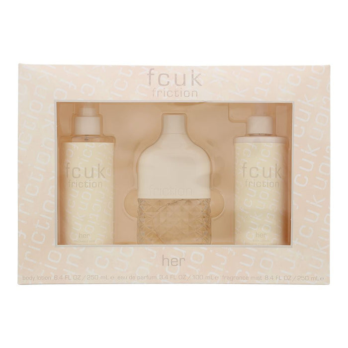 FCUK Friction Her 3 Piece Gift Set For Her Women