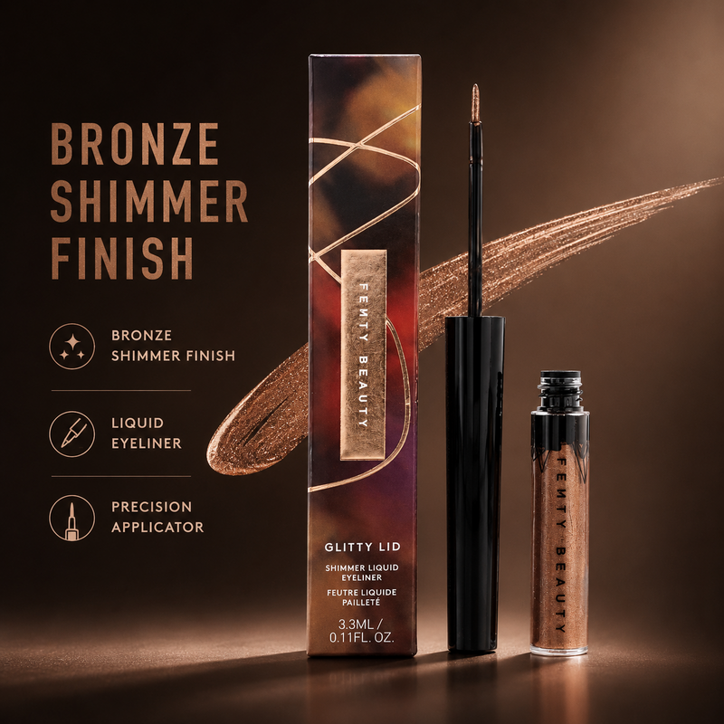Fenty Beauty Boozy Bronze Shimmer Liquid Eyeliner 3.3ml For Women