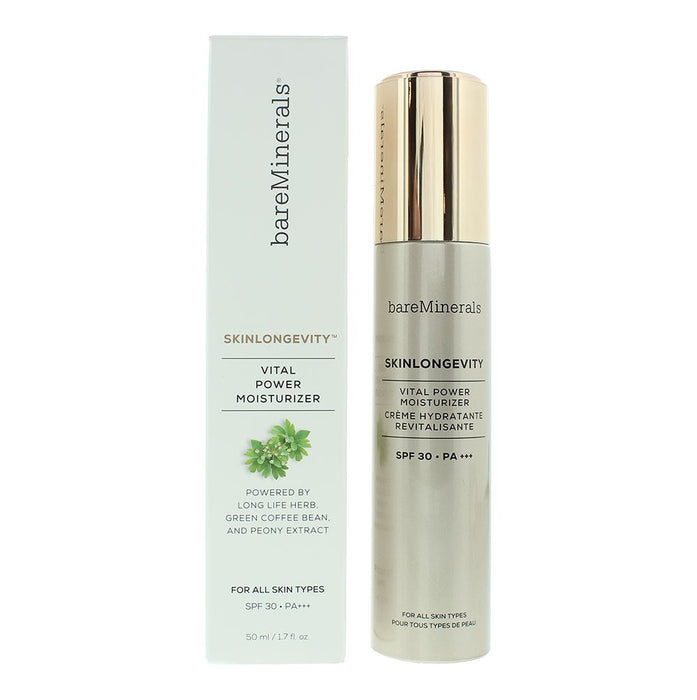 Bare Minerals Skinlongevity Vital Power Spf 30 Day Cream 50ml For Women