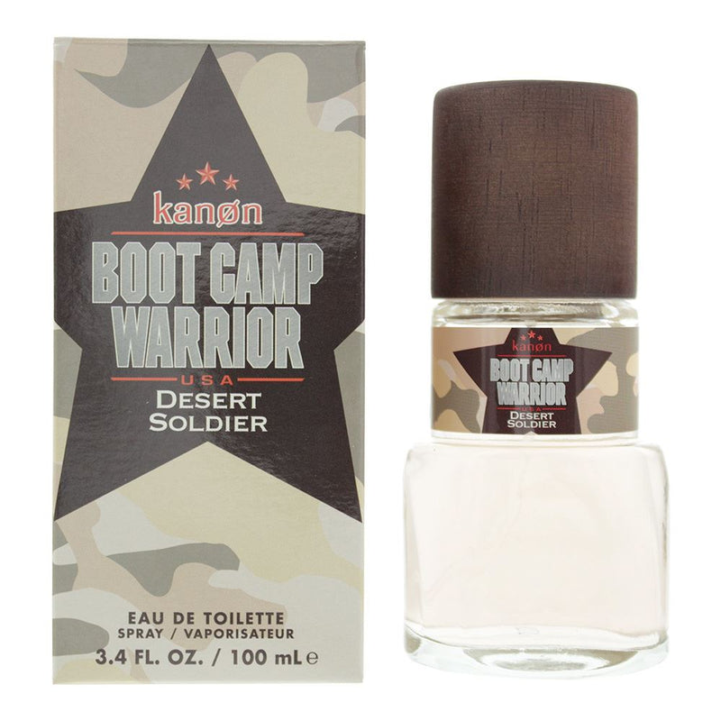 Kanon Desert Soldier Boot Camp Warrior Eau de Toilette 100ml Men Spray