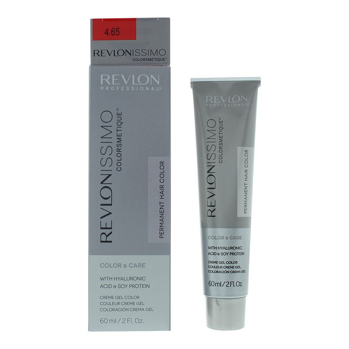 Revlon Revlonissimo Colorsmetique 4.65 Medium Mahogany Red Brown Hair Colour 60m