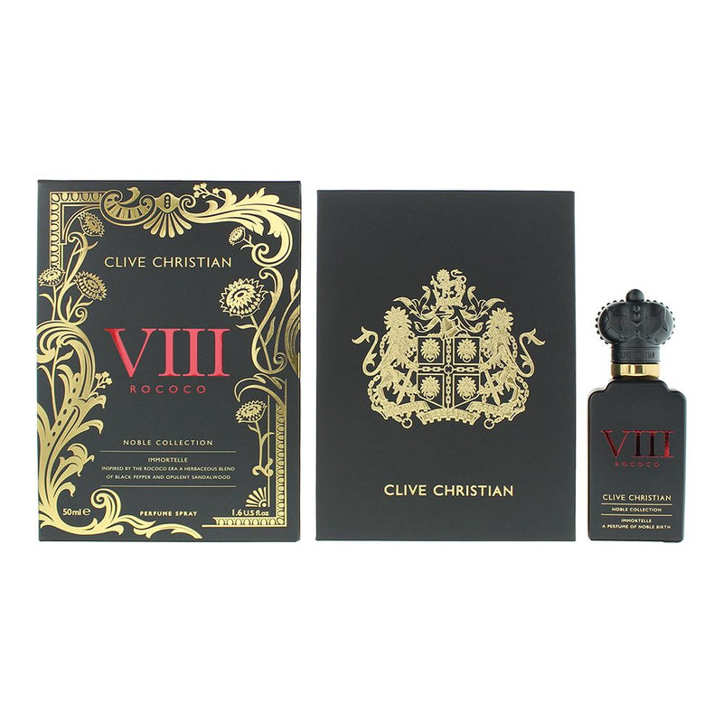 Clive Christian VIII Rococo Noble Collection Immortelle Perfume 50ml Men Spray