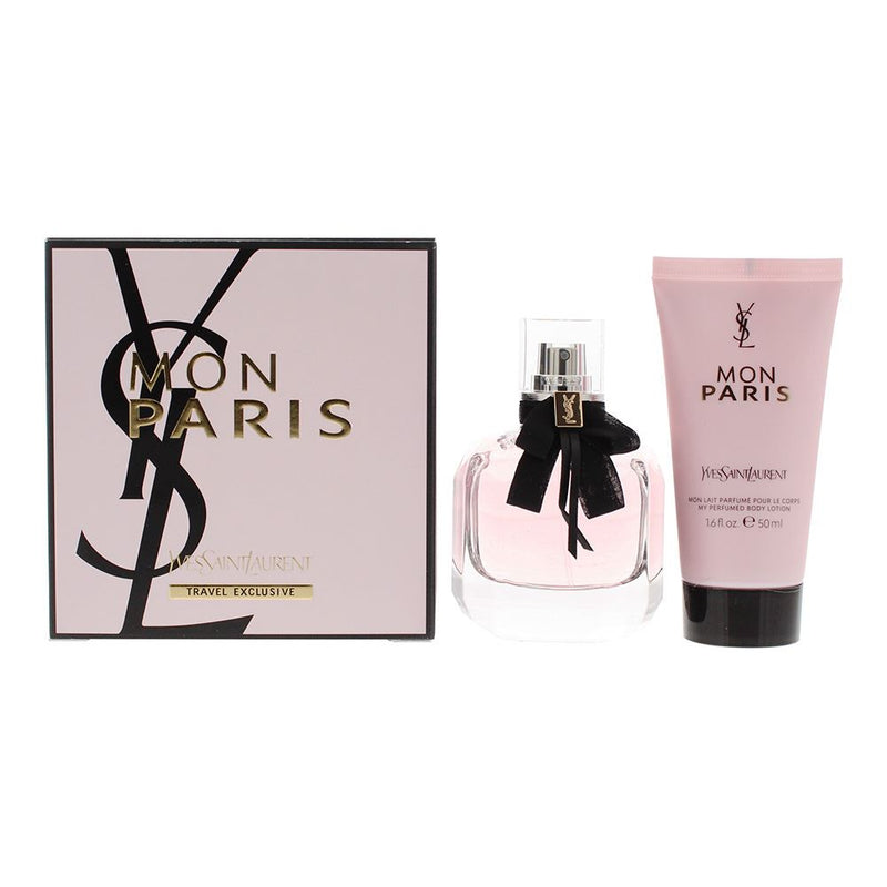 Yves Saint Laurent Mon Paris 2pc Gift Set - EDP 50ml - Lotion 50ml For Women