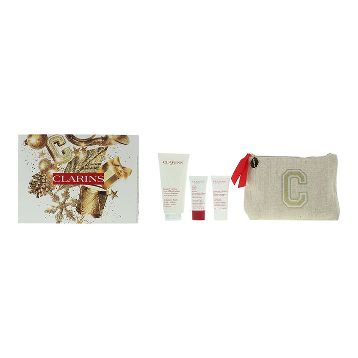 Clarins Body Care Essentials 3 Pcs Gift Set For Women Her Brand NEW