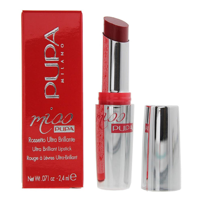 Pupa Miss Ultra Brilliant 502 Red Scarlet Surprise Lipstick 2.4ml For Women