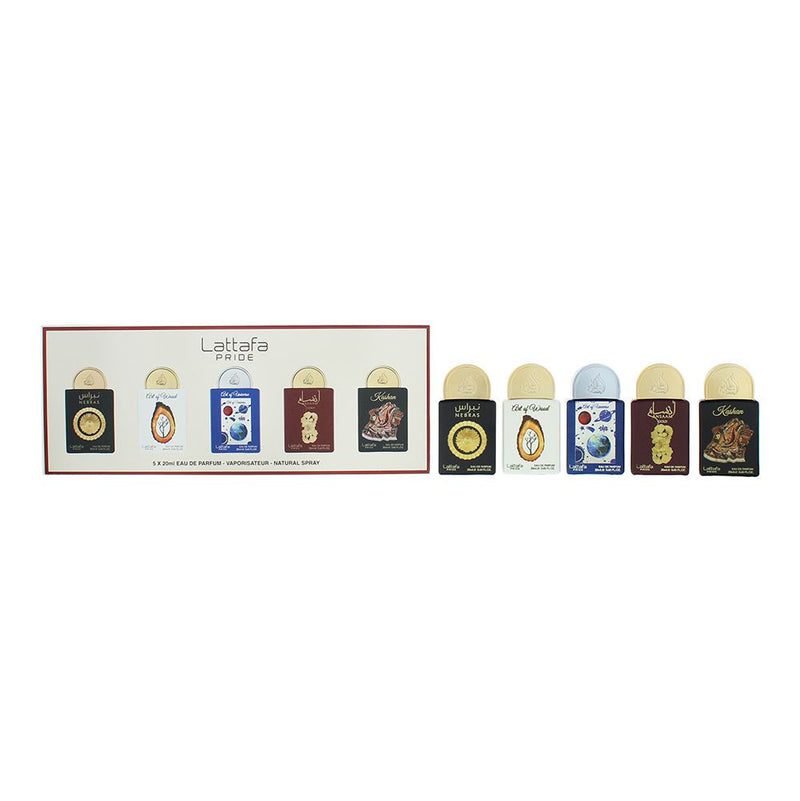 Lattafa Pride 5 Pcs Gift Set: EDP 20ml x5 For Unisex