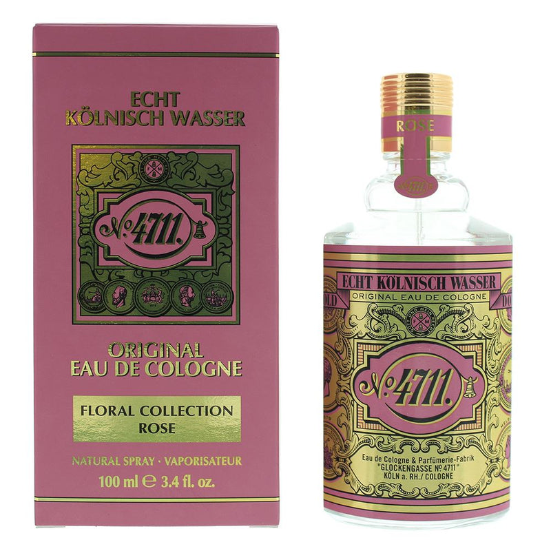 4711 Floral Collection Rose Eau de Cologne 100ml For Women