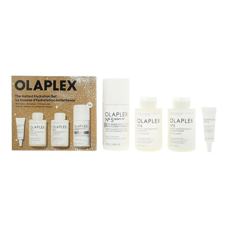 Olaplex Instant Hydration 4pc G500 No.4 Shampoo  No.5 Conditioner  Treat