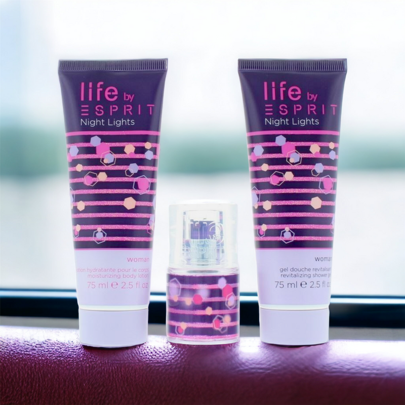 Esprit Life Night Lights Eau de Toilette 3 Pieces Gift Set Women