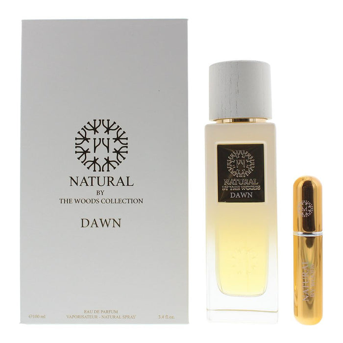 Natural By The Woods Collection Dawn 2 Piece Gift Set (EDP 100ml EDP 5ml) Unisex