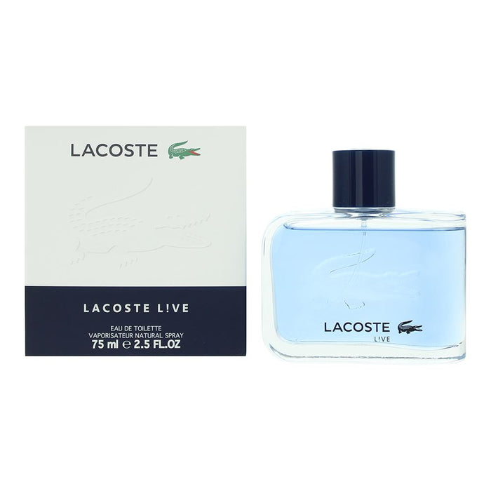 Lacoste Live Eau De Toilette 75ml Men Spray
