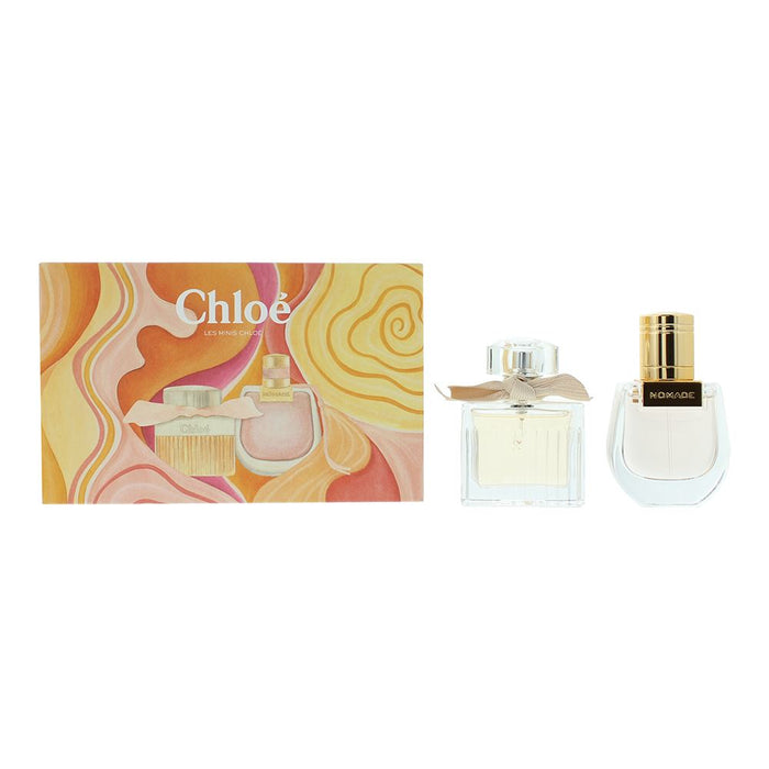 Chloe Mini 2 Piece Gift Set: Nomade EDP 20ml Chloe EDP 20ml Spray For Her Women