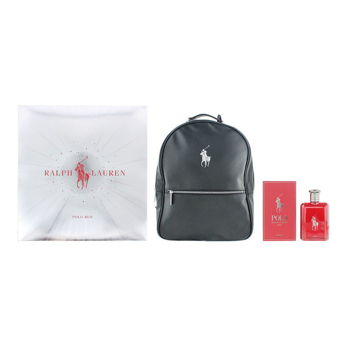 Ralph Lauren Polo Red 2 Piece Gift Set: Parfum 125ml - Backpack for Men