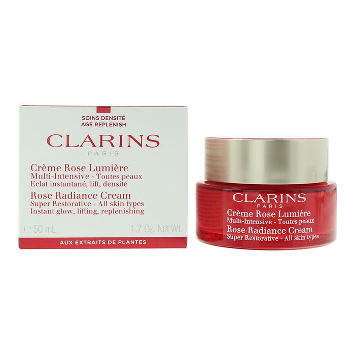 Clarins Super Restorative Rose Radiance Face Cream 50ml For Women Her Brand NEW