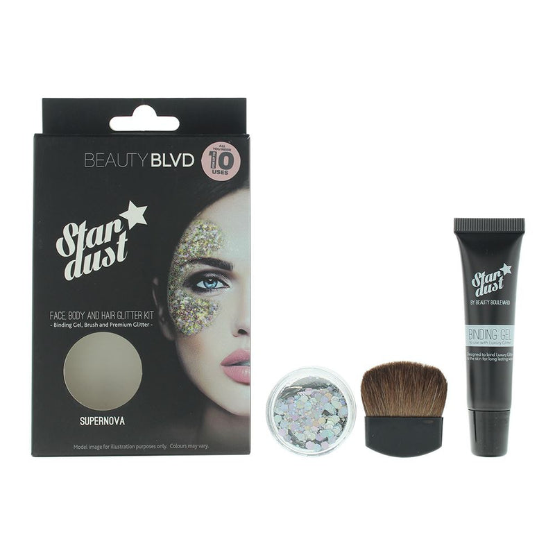 Beauty Blvd Stardust Supernova Face, Body And Hair Glitter 5g For Women