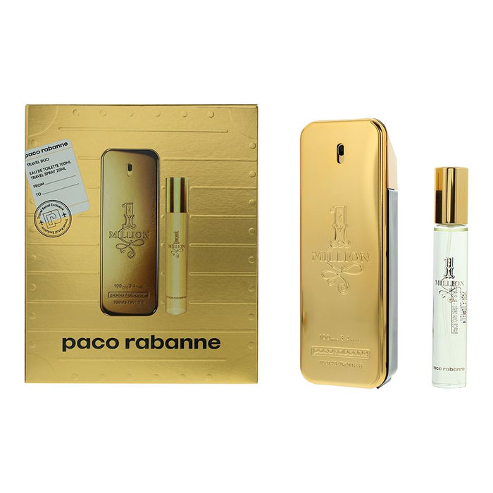 Paco Rabanne 1 Million 2 Pcs Gift Set: EDT 100ml - EDT Men Spray