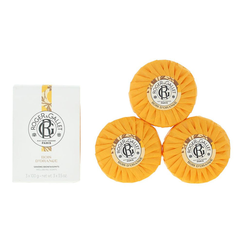 Roger & Gallet Bois D'orange 3 x Soap 100g For Unisex