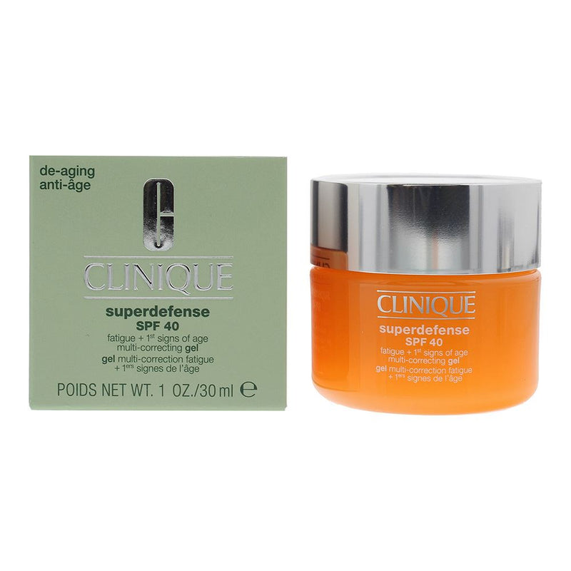 Clinique Superdefense SPF40 Fatigue  1St Signs Of Age Multi-Correcting Gel 30ml