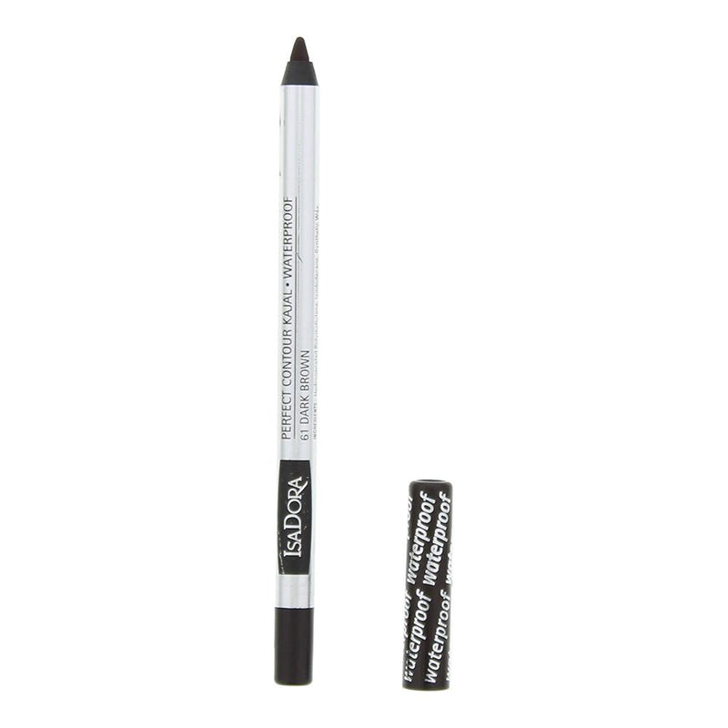 Isadora Kajal Perfect Contour Waterproof 61 Dark Brown Eyeliner 1.2g