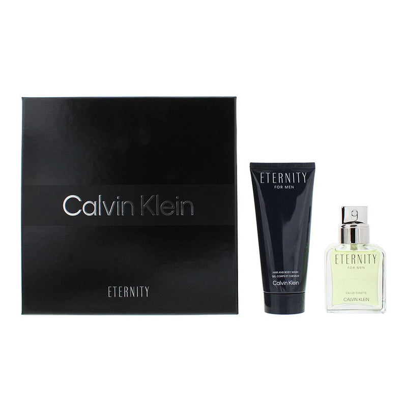 Calvin Klein Eternity For Men 2 Piece Gift Set: EDT 50ml - Hair&Bodywash For Men