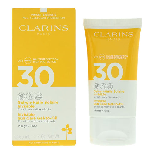 Clarins Invisible Sun Care Spf 30 Gel-To-Oil 50ml For Women