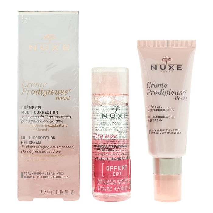 Nuxe Creme Prodigieuse 2 Piece Gift Set: Gel-Cream 40ml - Micellar Water 50ml