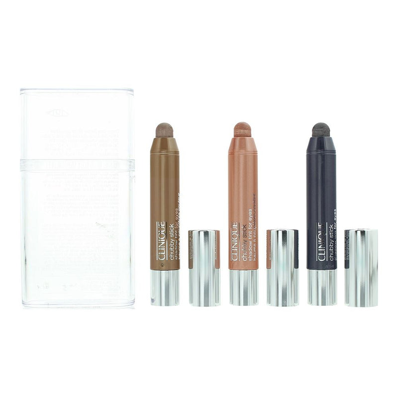 Clinique Chubby Stick Eye Shadow Trio 3 Piece Gift Set: 3 x 3g For Women