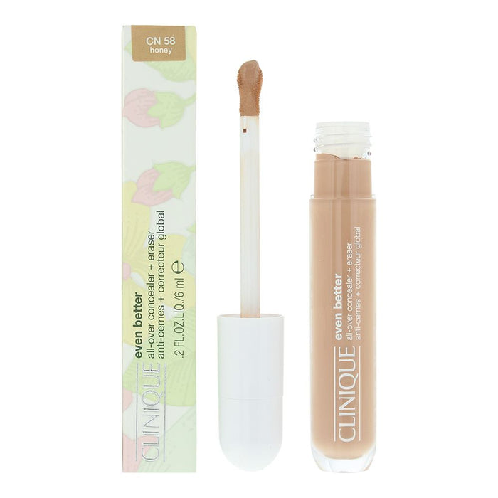 Clinique Even Better All-Over Concealer  Eraser CN 58 Honey 6ml For Women