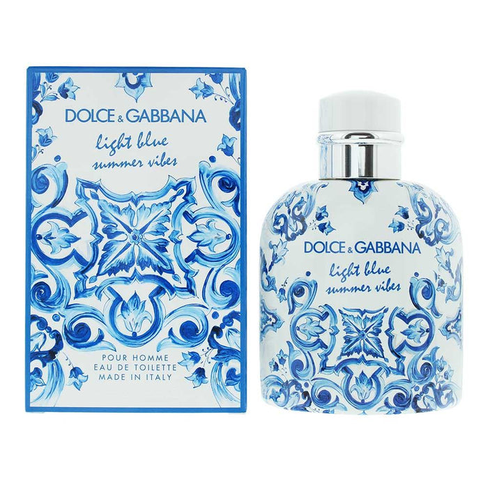 Dolce & Gabbana Light Blue Summer Vibes Pour Homme EDT 125ml Men Spray ...