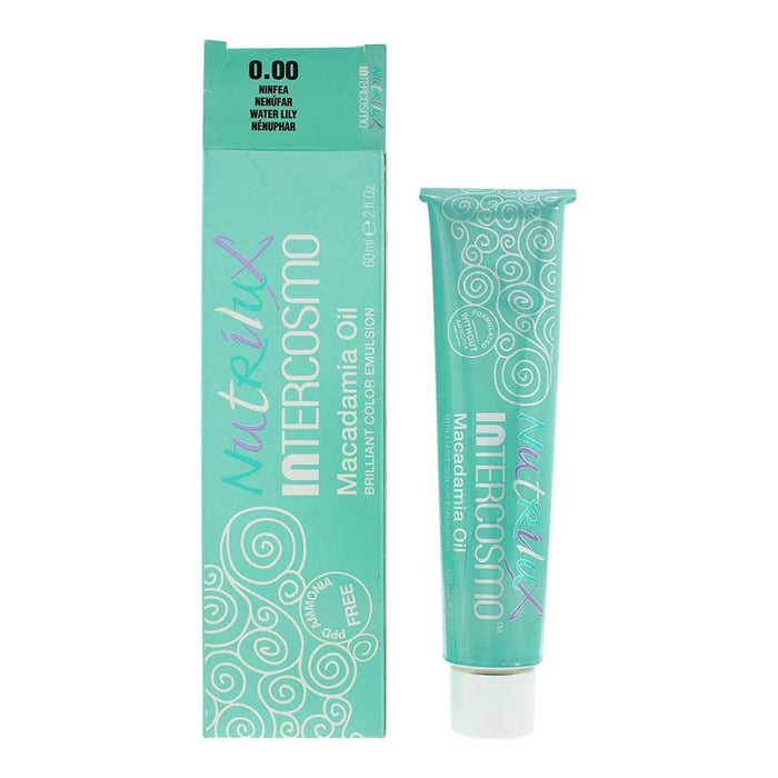 Intercosmo Nutrilux MACADAMIA OIL 0.00 WATER LILY Hair Colour 60ml For Women