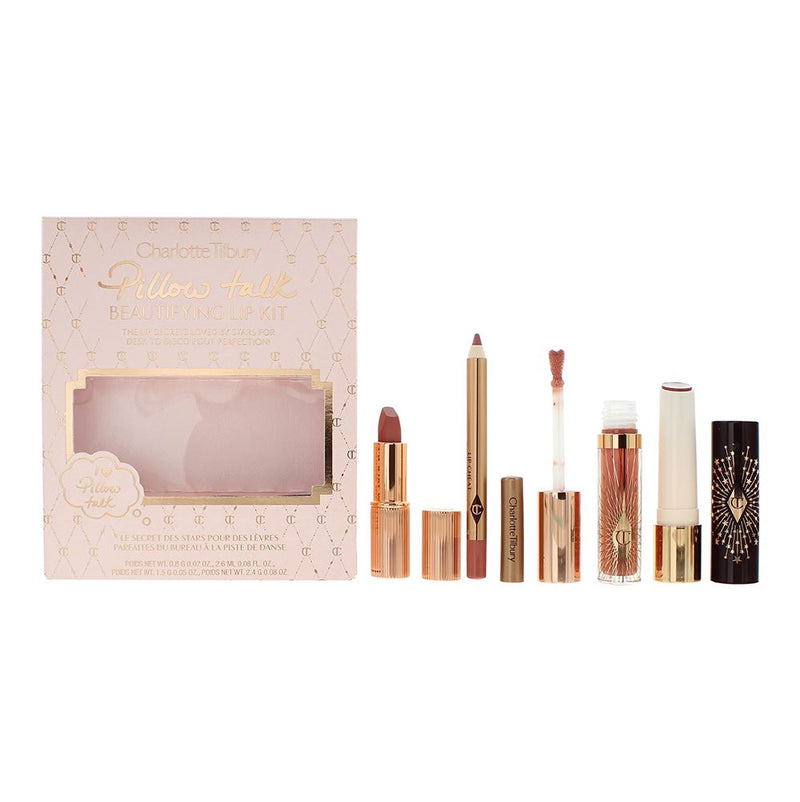 Charlotte Tilbury Pillow Talk Beautifying Lip Kit 4 Piece Gift Set