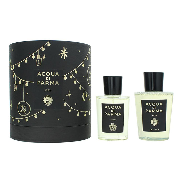 Acqua Di Parma Yuzu Gift Set: Eau De Parfum 100ml - Shower Gel 200ml For Unisex