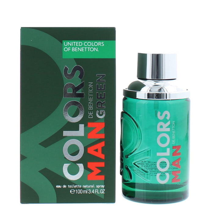 Benetton Colors Man Green 100ml Eau de Toilette Men Spray
