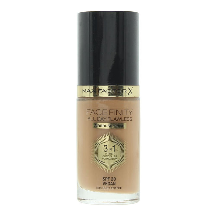 Max Factor Face Finity All Day 3 In 1 84 Soft Toffee Foundation 30ml For Women