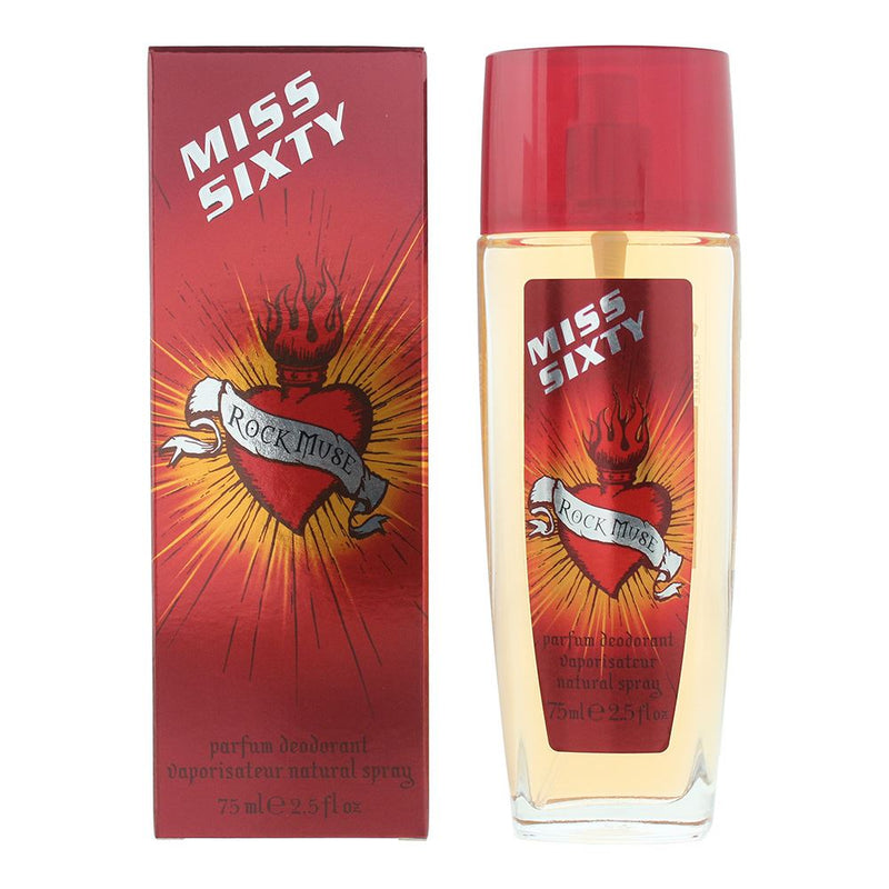 Miss Sixty Rock Muse Elixir Parfum Deodorant Spray 75ml For Women