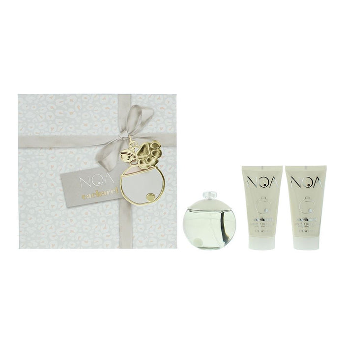 Cacharel Noa 3 Piece Gift Set: EDT 100ml - 2x Body Lotion 50ml For Women