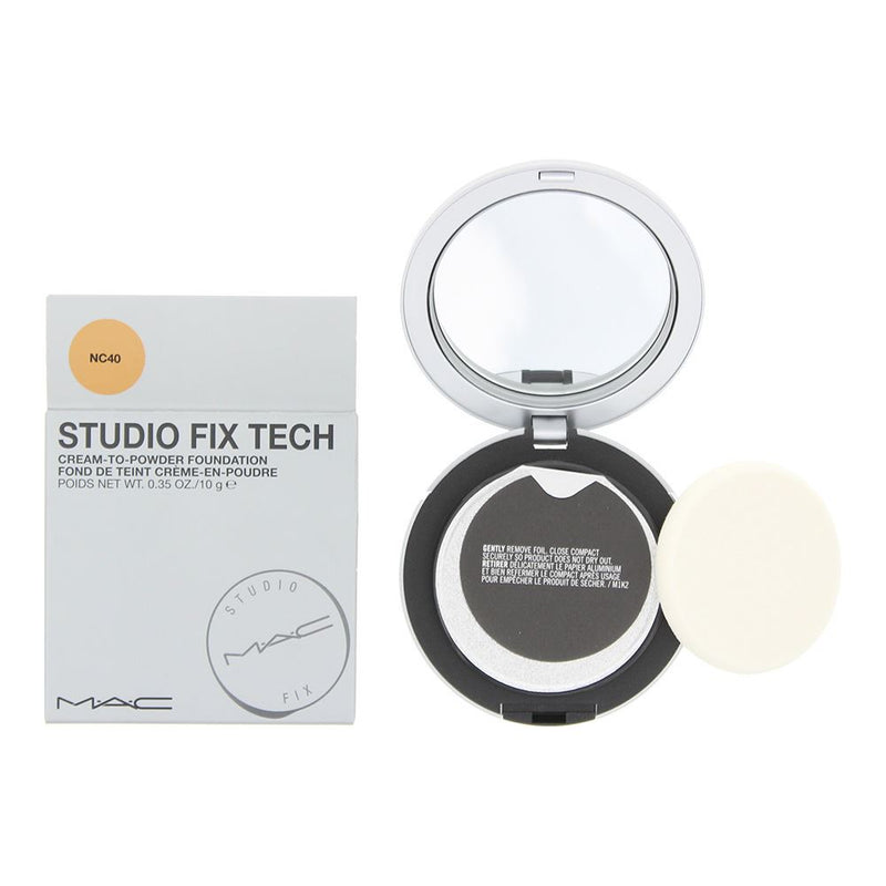 MAC Studio Fix Tech Cream-To-Powder NC40 Foundation 10g For Women