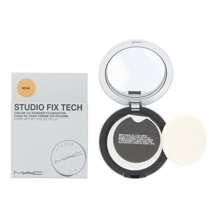 MAC Studio Fix Tech Cream-To-Powder NC40 Foundation 10g For Women