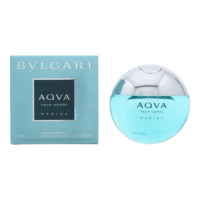 Bulgari Aqva Marine Eau De Toilette 50ml Men Spray
