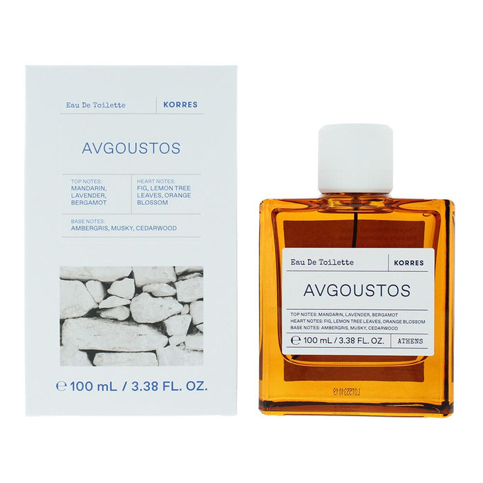 Korres Avgoustos Eau de Toilette 100ml For Unisex