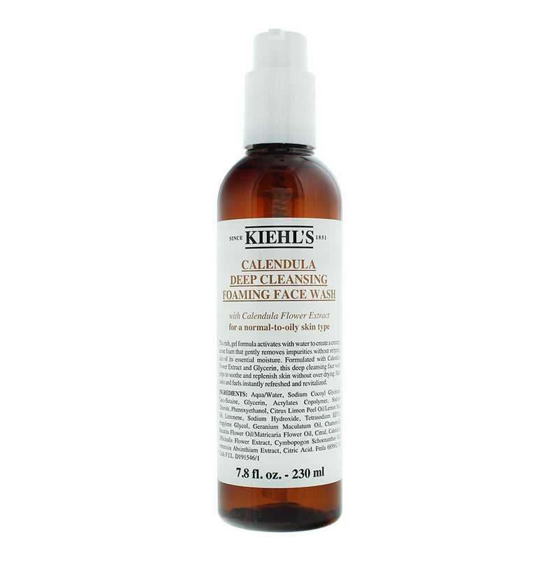 Kiehl's Calendula Deep Cleansing Foaming Face Wash 230ml For Women
