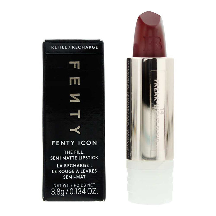 Fenty Beauty Icon Semi Matte Refillable 14 Freak- Went Fly'r Lipstick 3.8g For Women